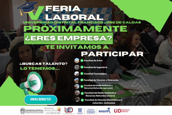 publicación V feria laboral Semana del Egresado