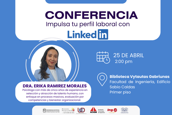 publicación Conferencia Impulsa tu Perfil Laboral con LinkedIn