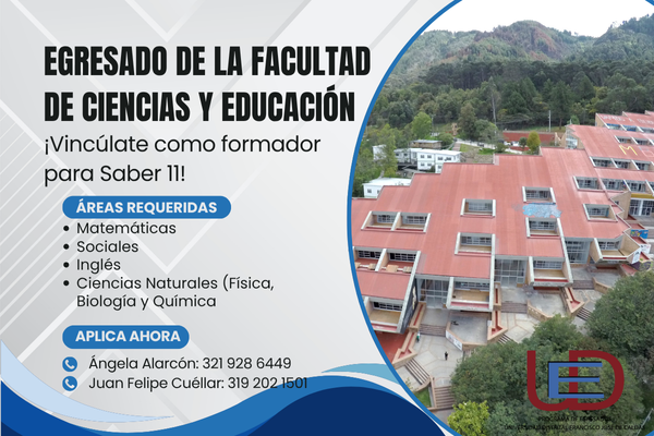 publicación ¡Convocatoria Abierta para Egresados de la Facultad de Ciencias y Educación!